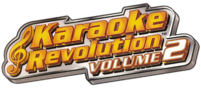 Karaoke Revolution 2 title screen for Playstation 2